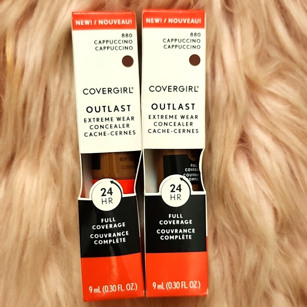 Brand New COVERGIRL 24HR OUTLAST EXTREME WEAR CONCEALER-2CT
